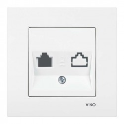 VİKO KARRE DATA PİRİZİ JACKSIZ BEYAZ VİKO KARRE DATA PİRİZİ JACKSIZ BEYAZ